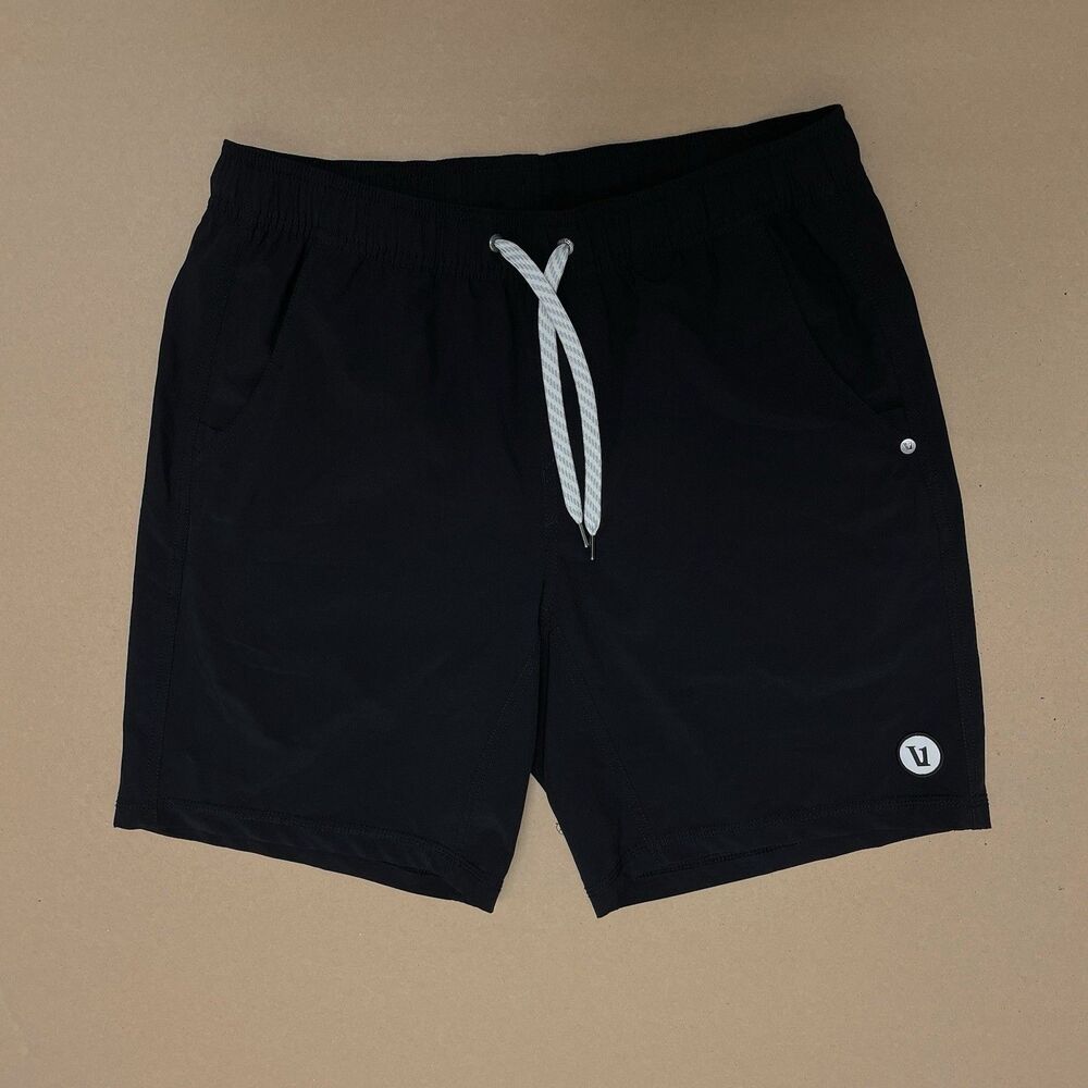 Vuori Kore UnLined 8” Inseam Shorts Men’s Size Medium Athletic Lightweight Black - Picture 2 of 11